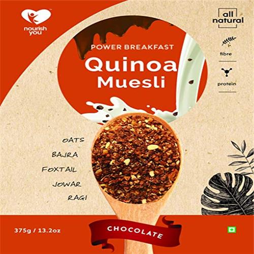 QUINOA MUESLI CHOCOLATE 375g